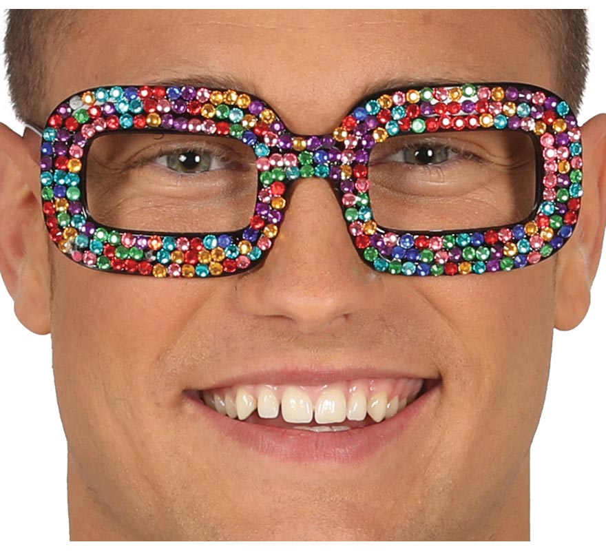 Óculos pop multicoloridos Óculos pop multicoloridos