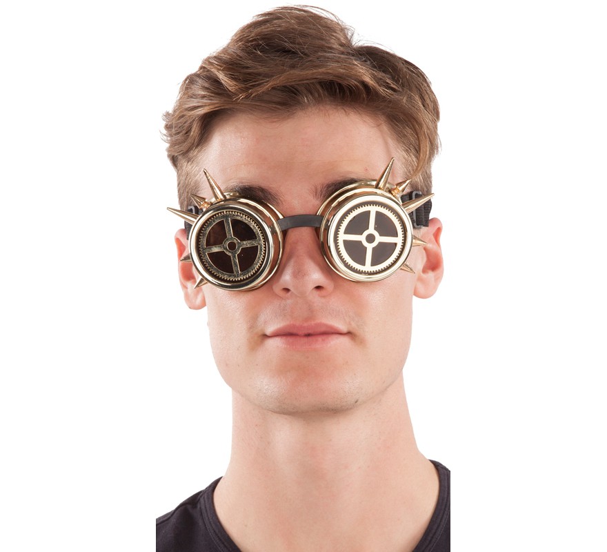 Gold Steampunk Glasses