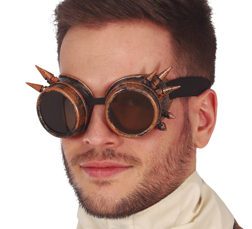 Óculos Steampunk com Spikes Clássicos para Adultos