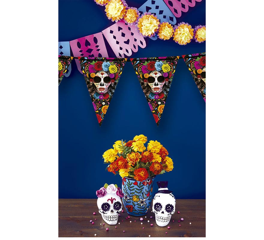 Colorful Catrina pennant 300 cm