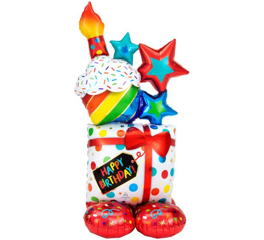 Airloonz Giant Foil Balloon Happy Birthday Gifts 71X139 cm Airloonz Giant Foil Balloon Happy Birthday Gifts 71X139 cm