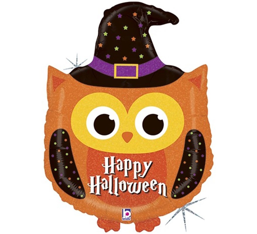 81cm balão de coruja metálico feliz dia das bruxas