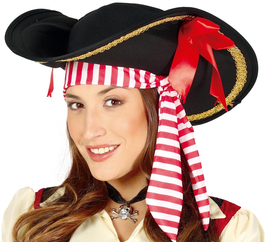 Corsair Hat with Bow