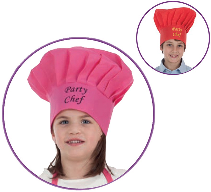Chef's hat for children in assorted colors Chef's hat for children in assorted colors