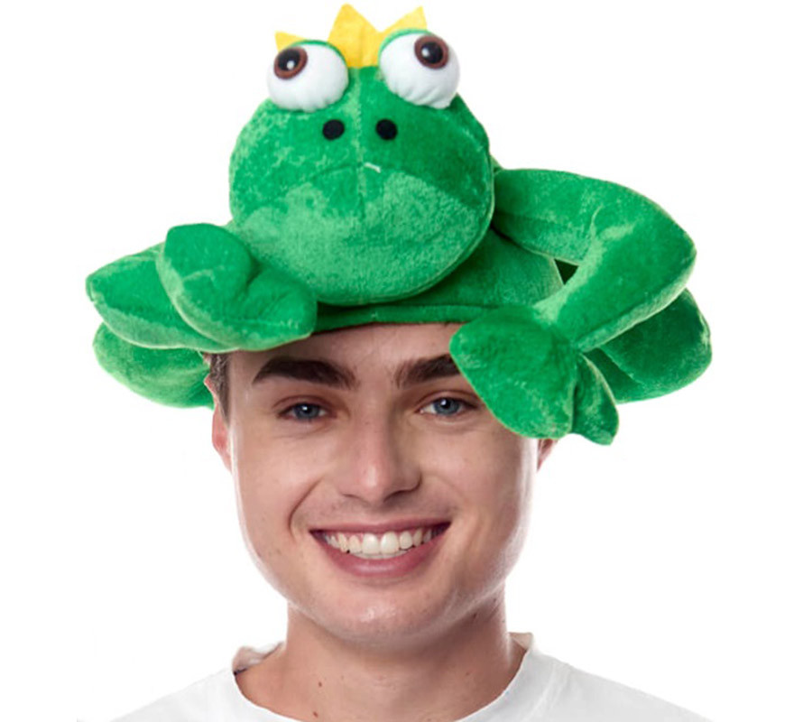 Sapo com Chapéu de Coroa de Espuma