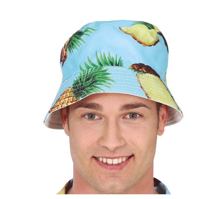 Chapéu havaiano de abacaxi para adultos