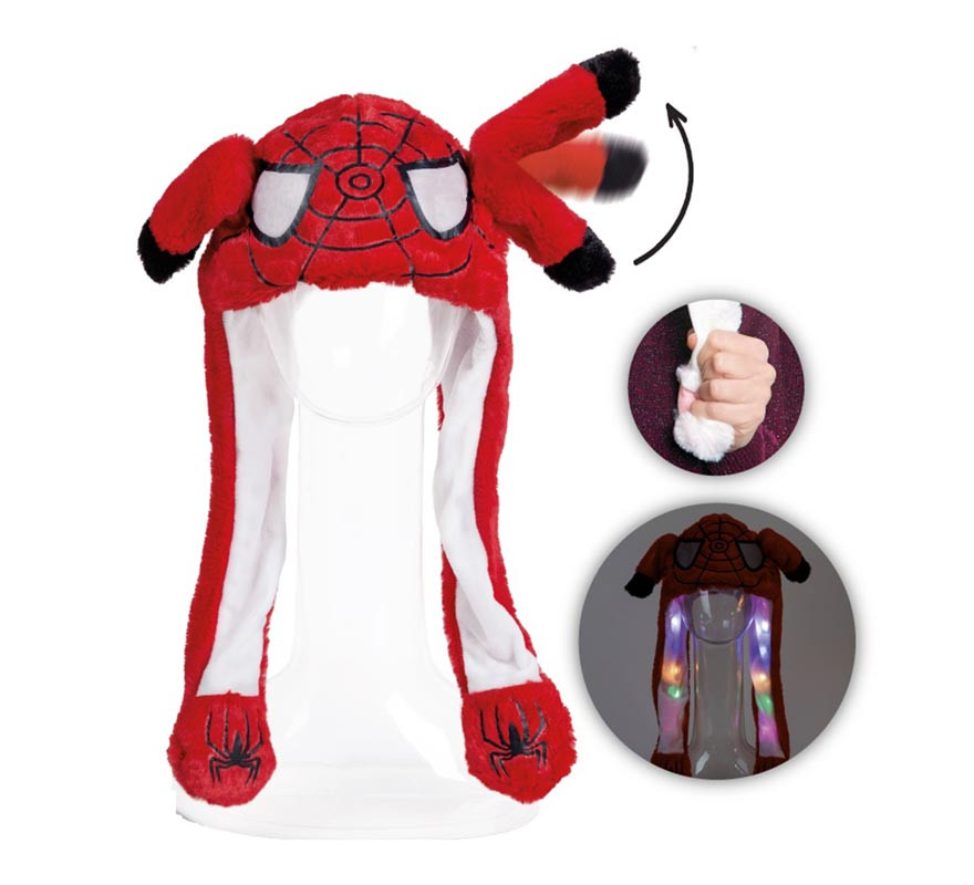 Chapéu de herói com orelhas com luz e movimento