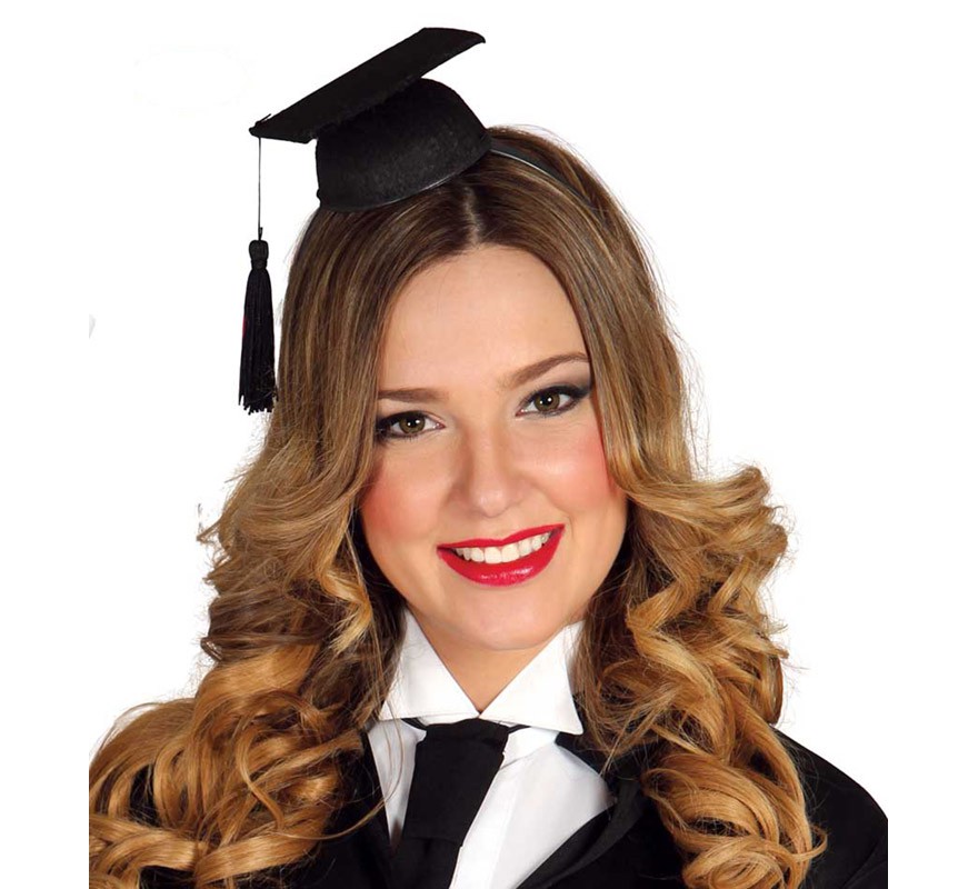 Black Mini Student Cap