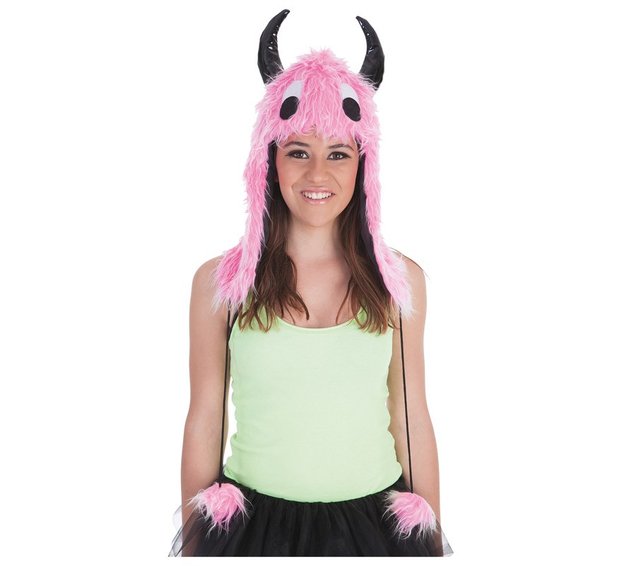 Large Pink Monster Hat