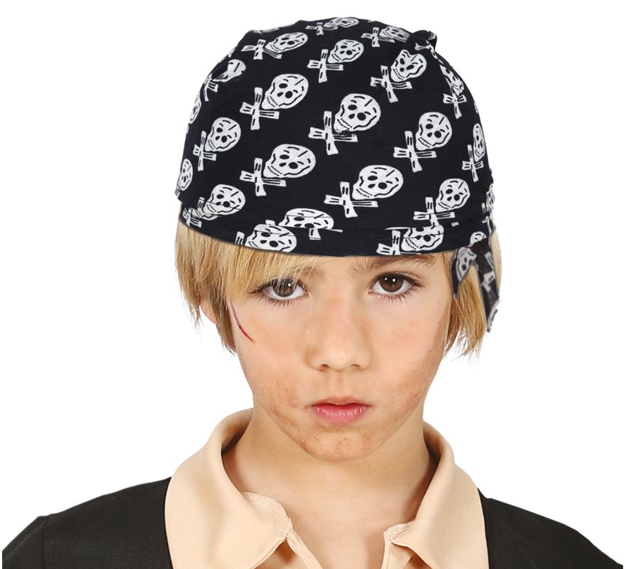 Children's Pirate Skull Scarf Hat