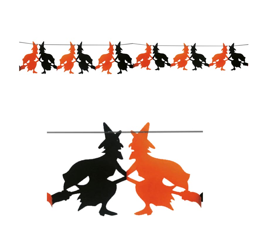 Fantasy garland with witches 23 x 300 cm Fantasy garland with witches 23 x 300 cm