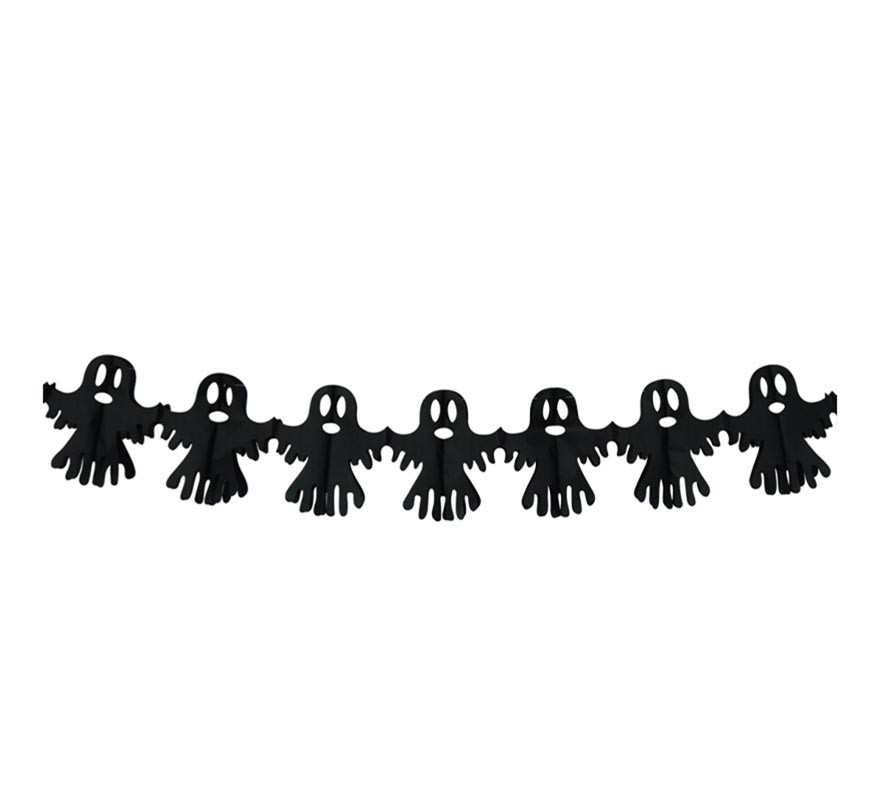 3 meter black ghost garland