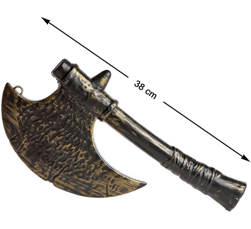 Machado dourado de 38 cm Machado dourado de 38 cm