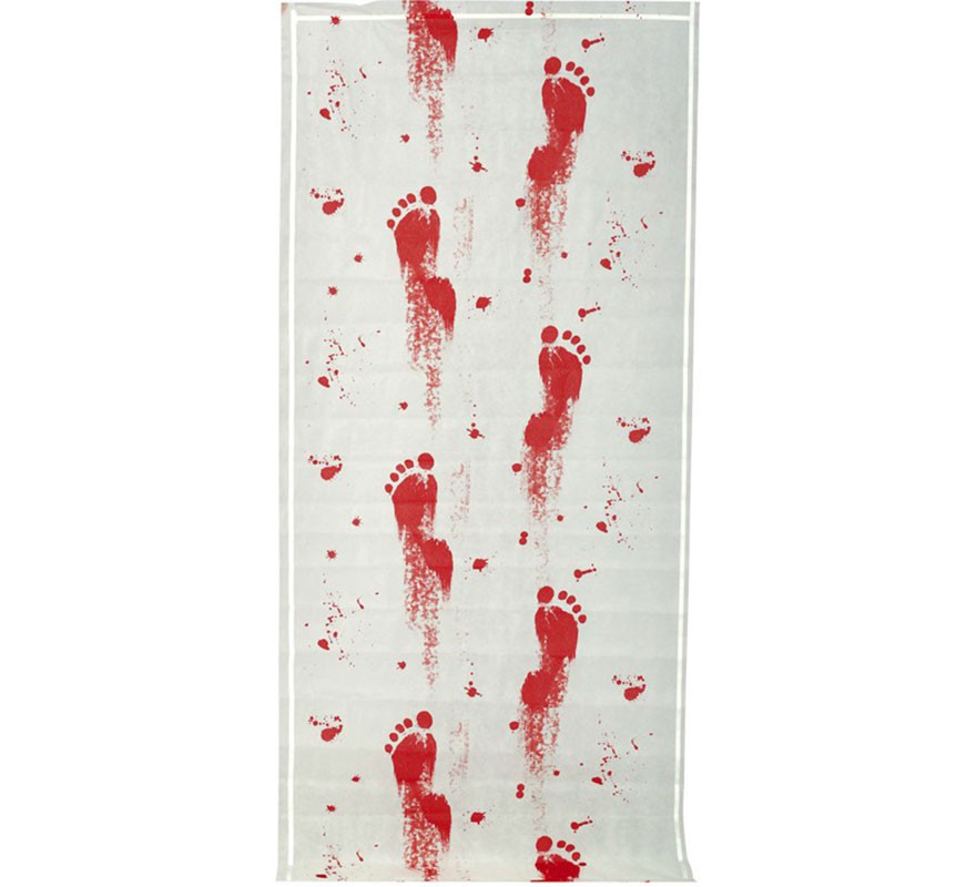 Blood Footprints for the floor 90x450 cm