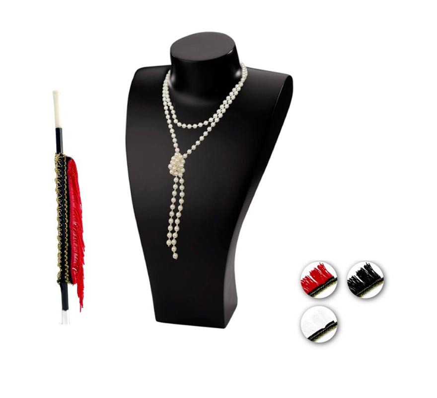 1920s Kit: Necklace and Mouthpiece assorted colors