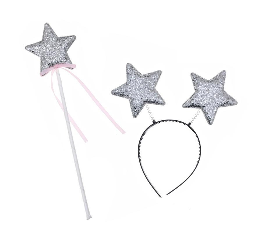 Silver Star Kit: Headband and Wand