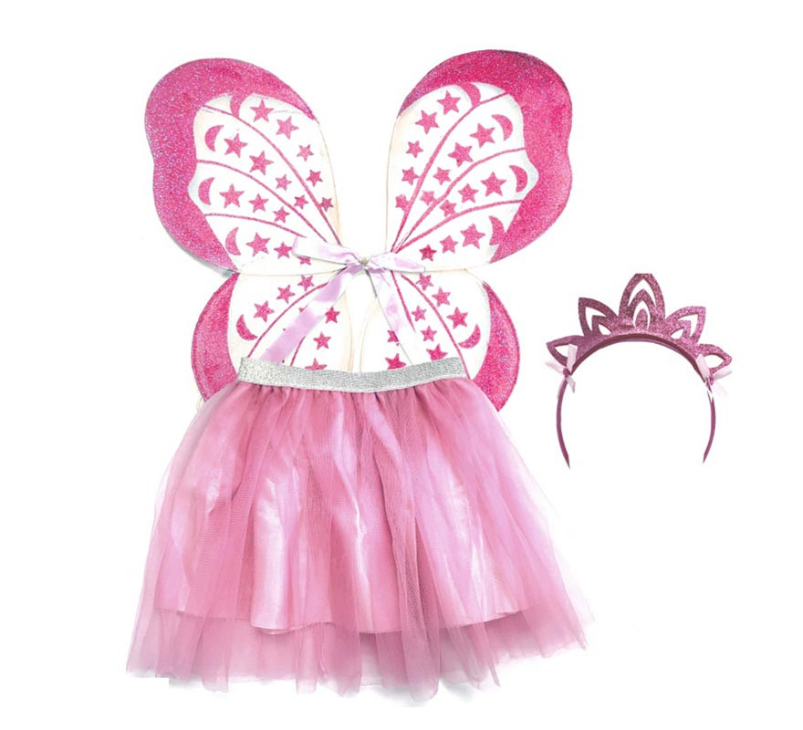 Pink Fairy Kit: Tutu, Wings and Headband Pink Fairy Kit: Tutu, Wings and Headband