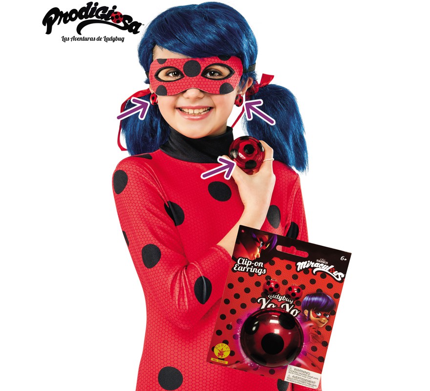 Kit joaninha: ioiô e brincos