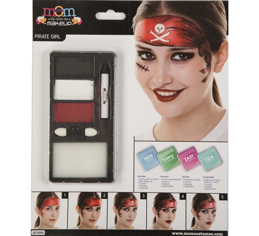 Women's Pirate Makeup Kit
