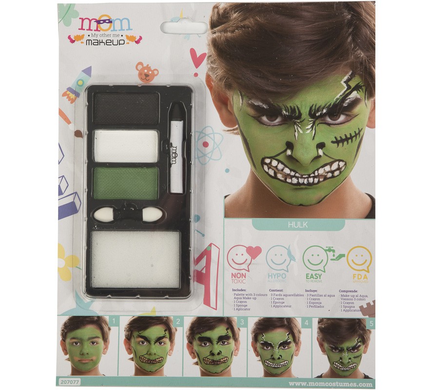 Green Superhero Makeup Kit