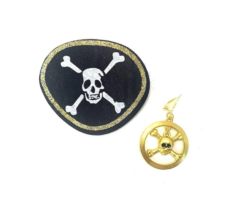 Pirate Patch Kit: Earrings and Patch
