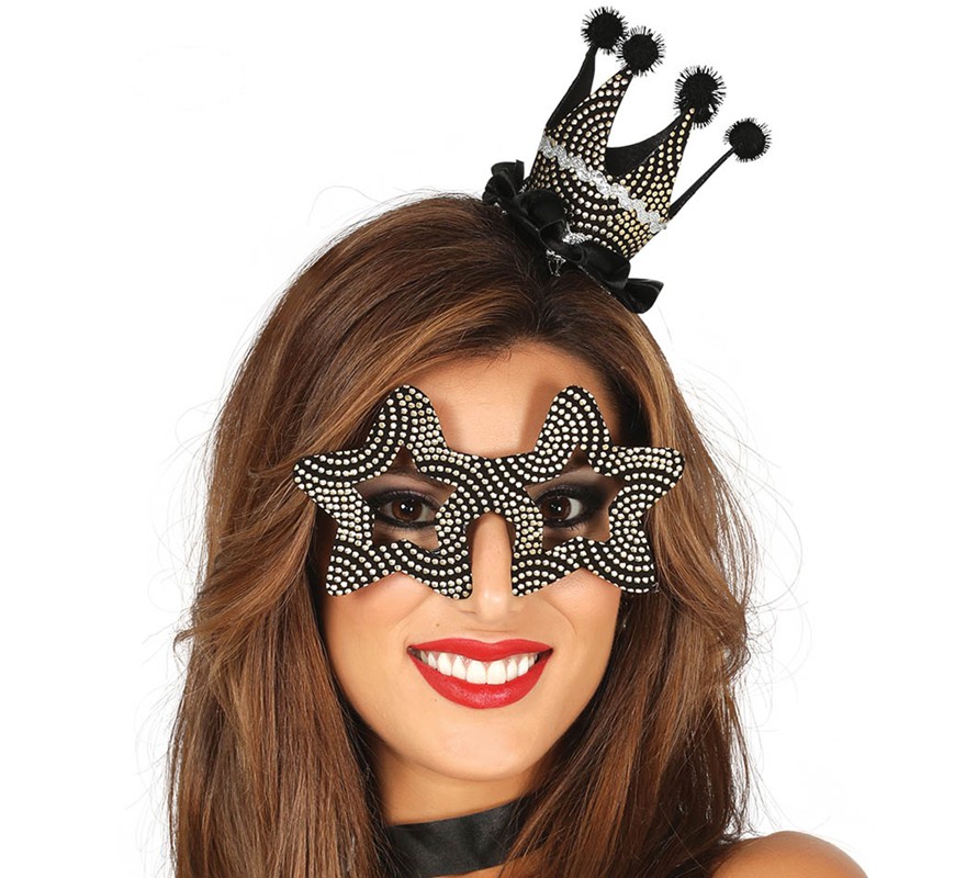 Kit Reveillon: Coroa e Copos Dourados