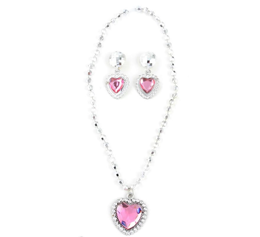 Kit Joias Princesa: Brincos e colar Kit Joias Princesa: Brincos e colar