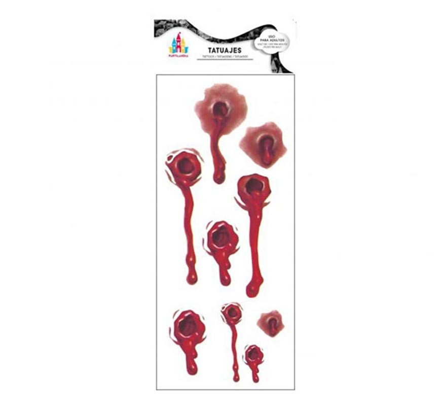 Tattoo Kit Bullet Shots with Blood