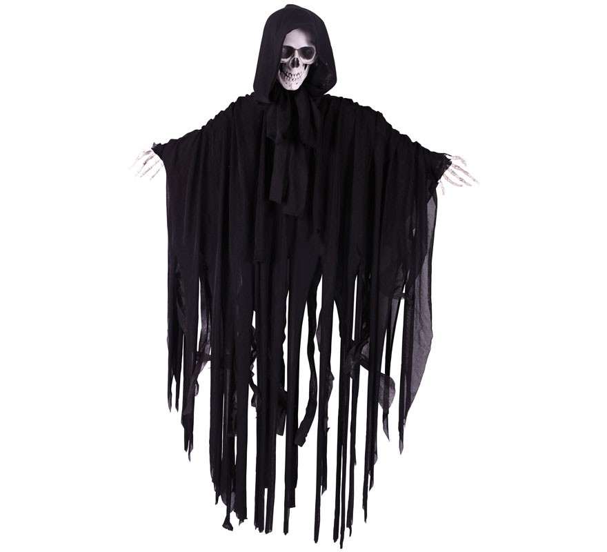 Hanging Death with light, sound and movement 70x90 cm