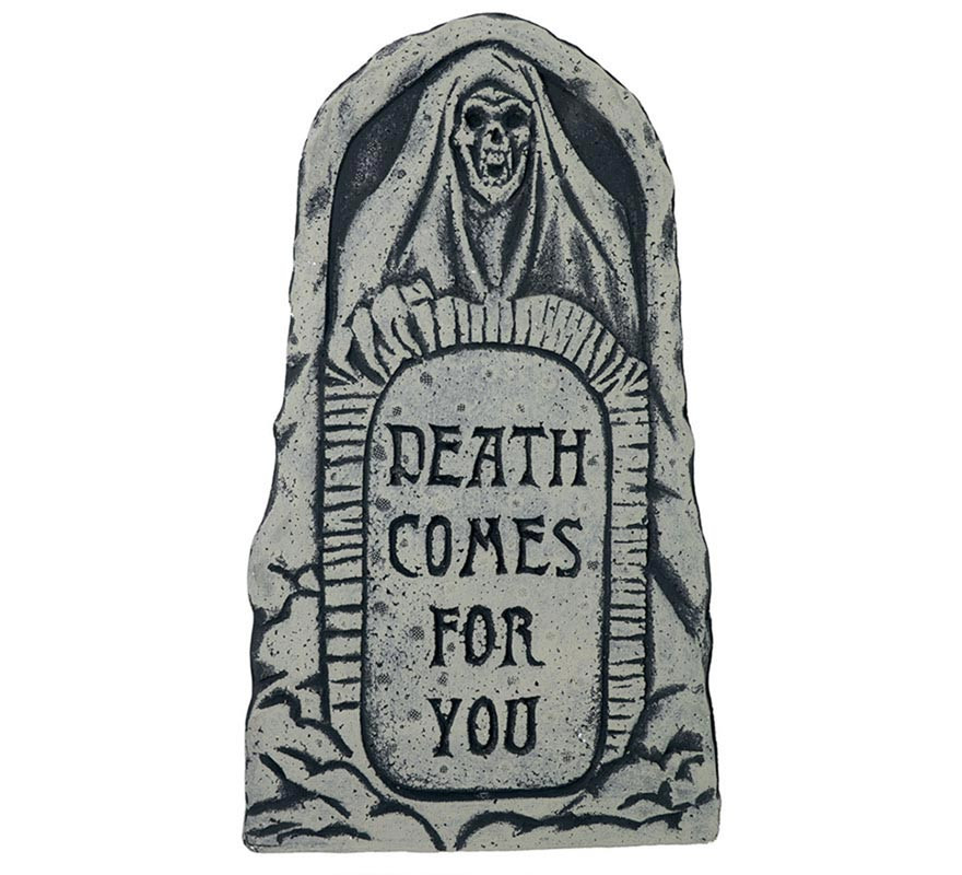 '''Lápide do Cemitério'' Morto Vem Para Você '''' 43x22 cm'''