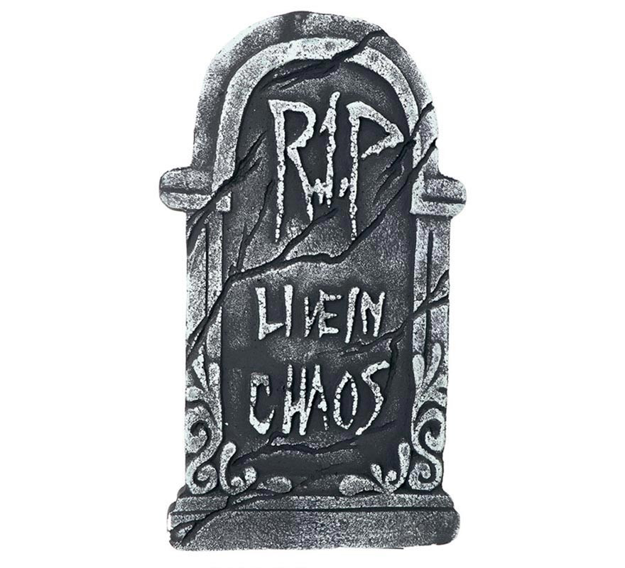 '''Cemetery Headstone ''Live in Chaos2 43x22 cm''' '''Cemetery Headstone ''Live in Chaos2 43x22 cm'''