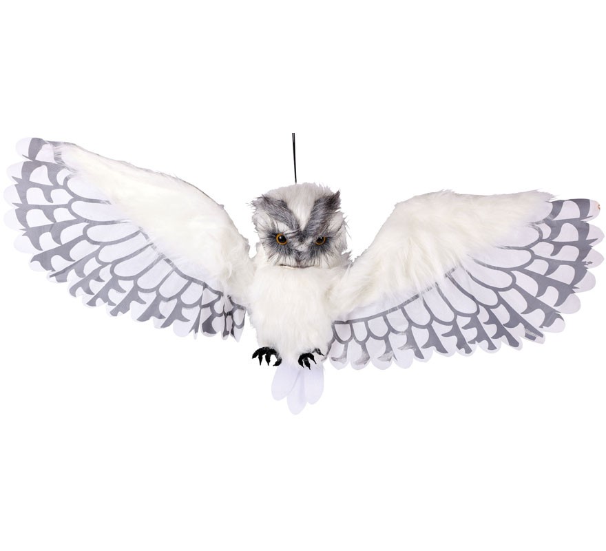 White Owl with movement of 100x38 cm