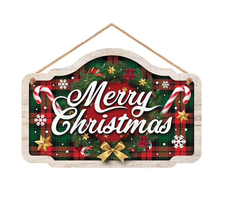 Merry Christmas sign 34x19 cm Merry Christmas sign 34x19 cm