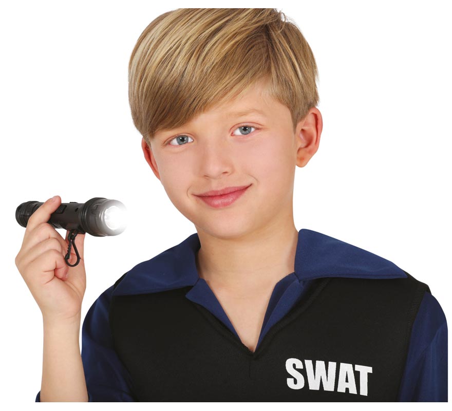 Lanterna preta de 17cm