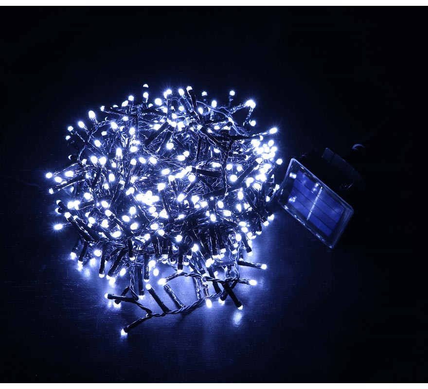 144 White Led Solar Multiple Extension Lights