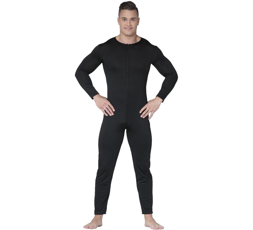 Black jersey or jumpsuit for men