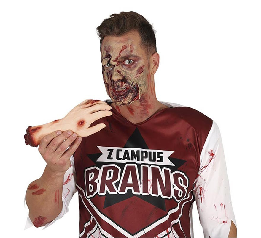 Hand with 25 cm wounds