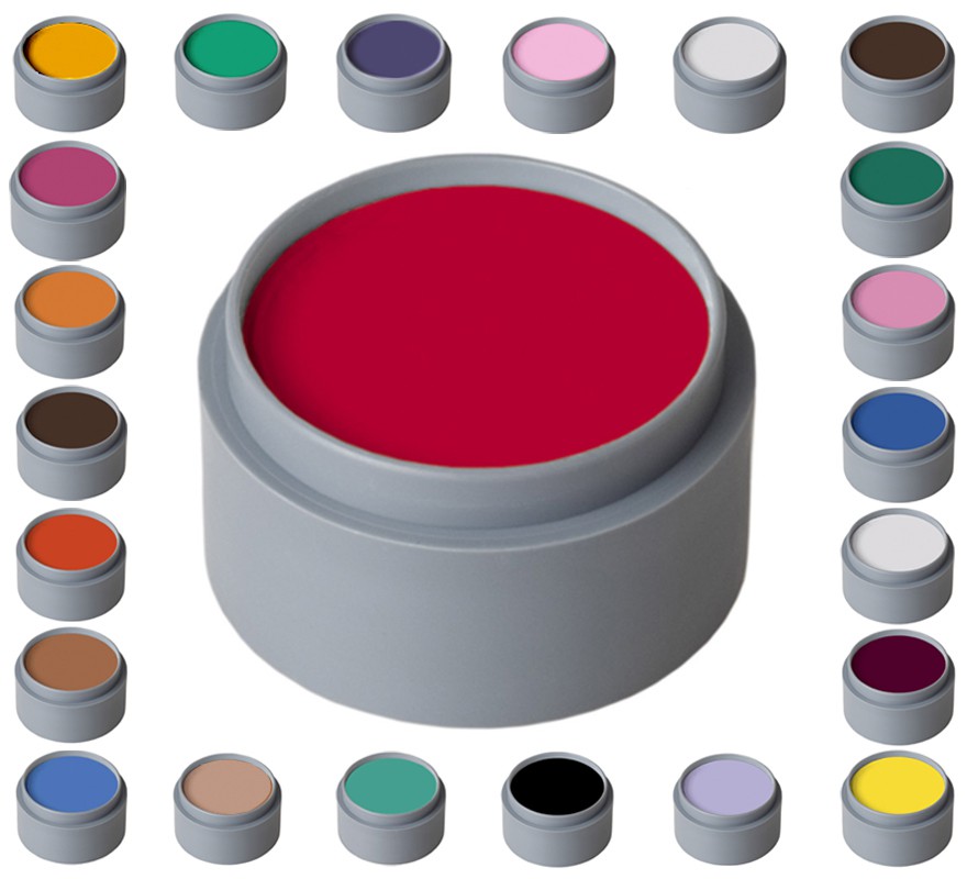 Maquiagem de água 15 ml. em várias cores