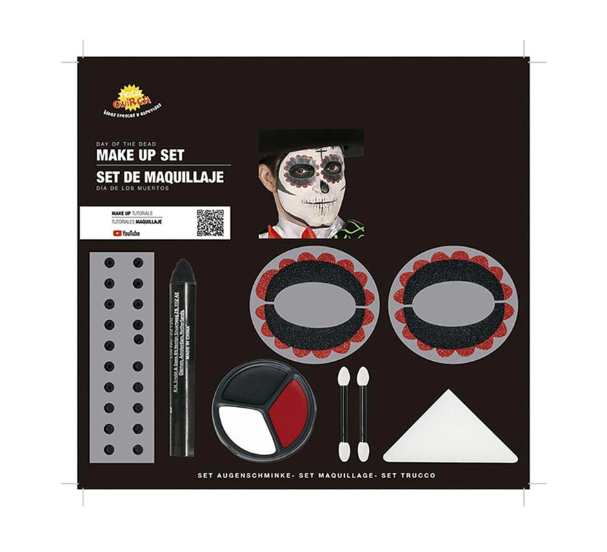 Catrina makeup red edges Catrina makeup red edges