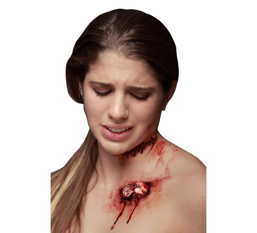 Clavícula quebrada de látex de maquiagem FXs