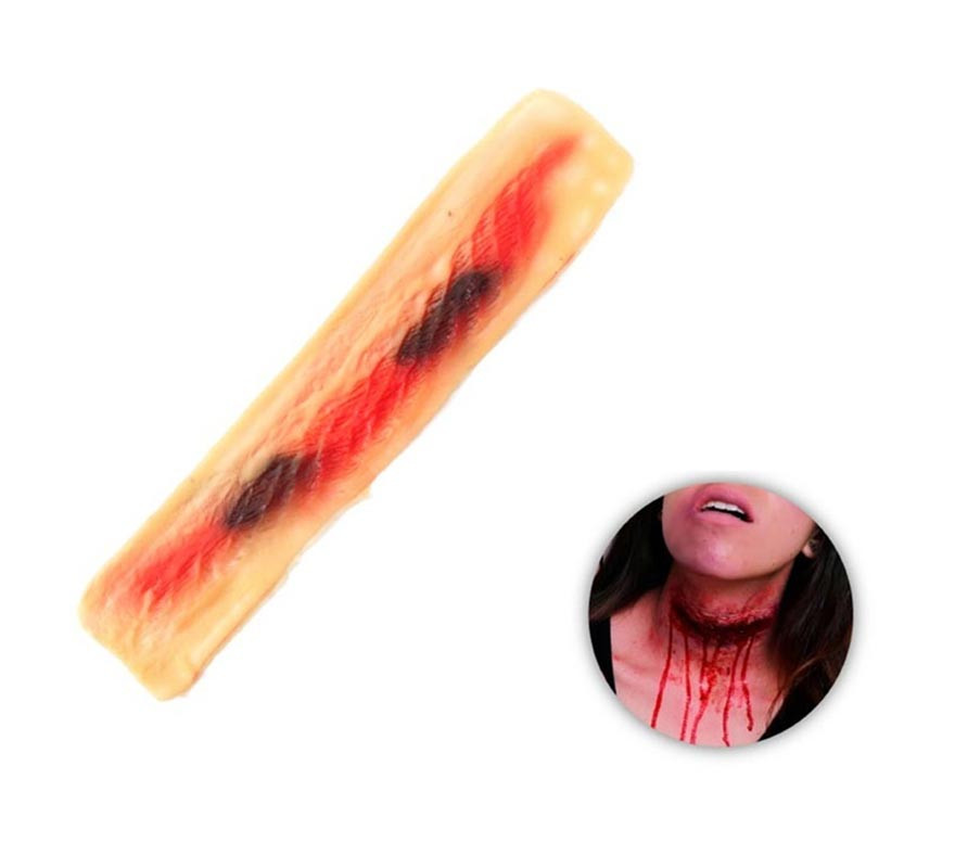 Maquiagem Ferida FX Pescoço Sangrento