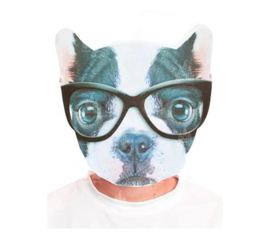 Máscara Bulldog Estampada