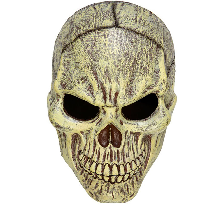 Máscara de Caveira de Látex Aterrorizante