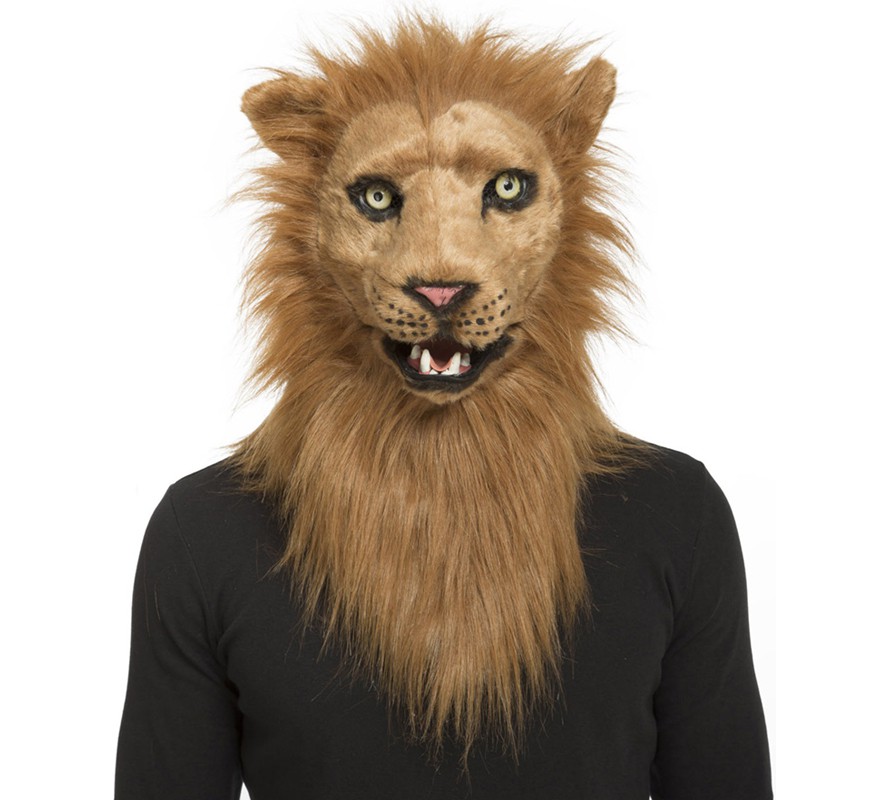 Máscara de Leão com mandíbula móvel