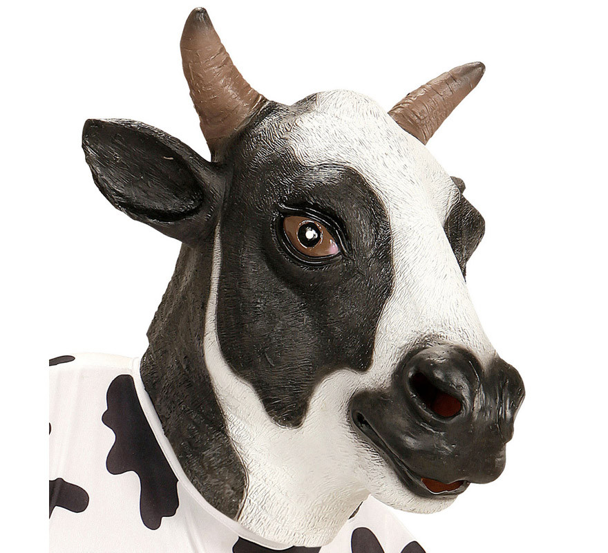 Máscara de cabeça de vaca leiteira