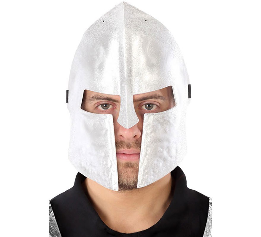 Máscara de capacete medieval