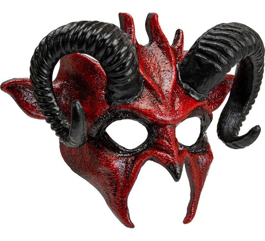 Máscara do Diabo Commedia dell'Arte