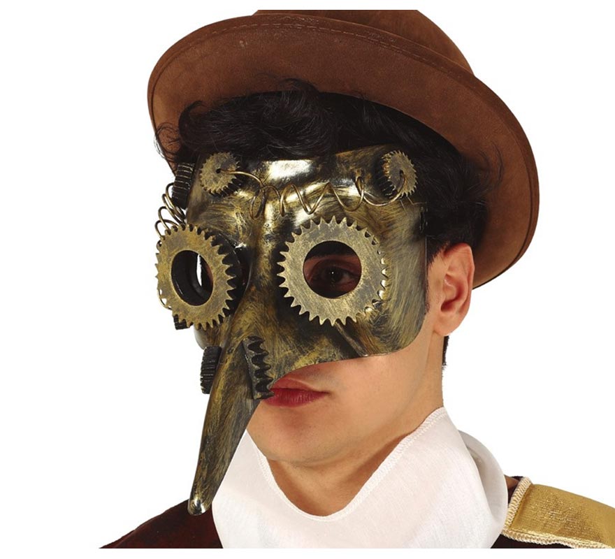 Máscara do Doutor La Peste Steampunk