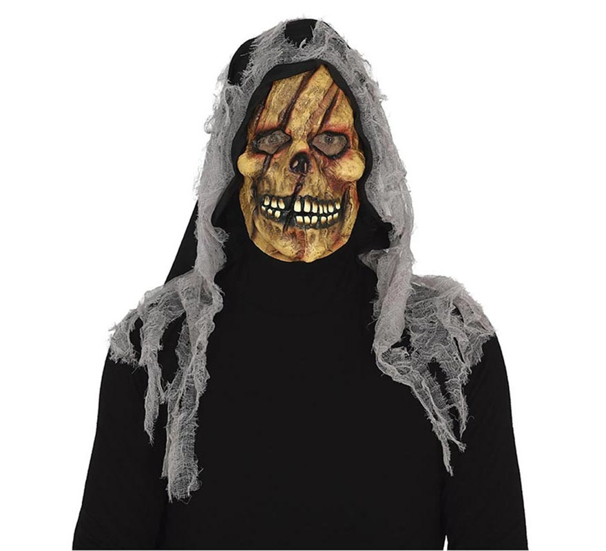 Scar Skeleton Mask with pvc hood Scar Skeleton Mask with pvc hood