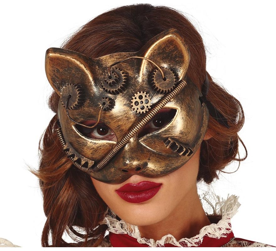 Steampunk Cat Mask